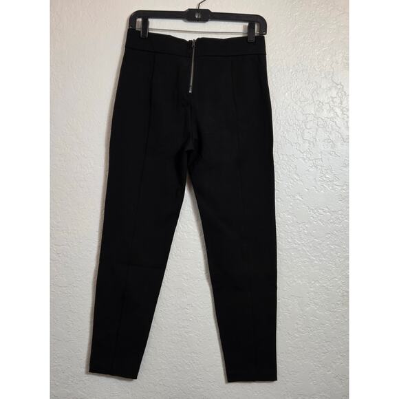 J.CREW Any Day Stretch Ponte Pants Womens Size Medium Petite Black Career Office - Picture 5 of 9